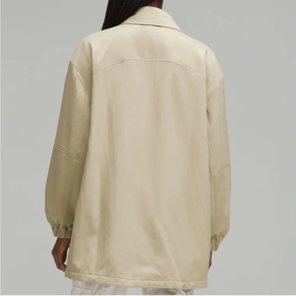 NWT Lululemon Coaches Jacket Oversized XL Tan Retail $228.00